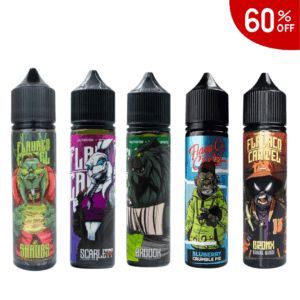 *SUPERSALE* FLAVACO CARTEL : BRONX / BROOK / SHRUBS / SCARLETT / BLUEBERRY PIE FREEBASE 60ML