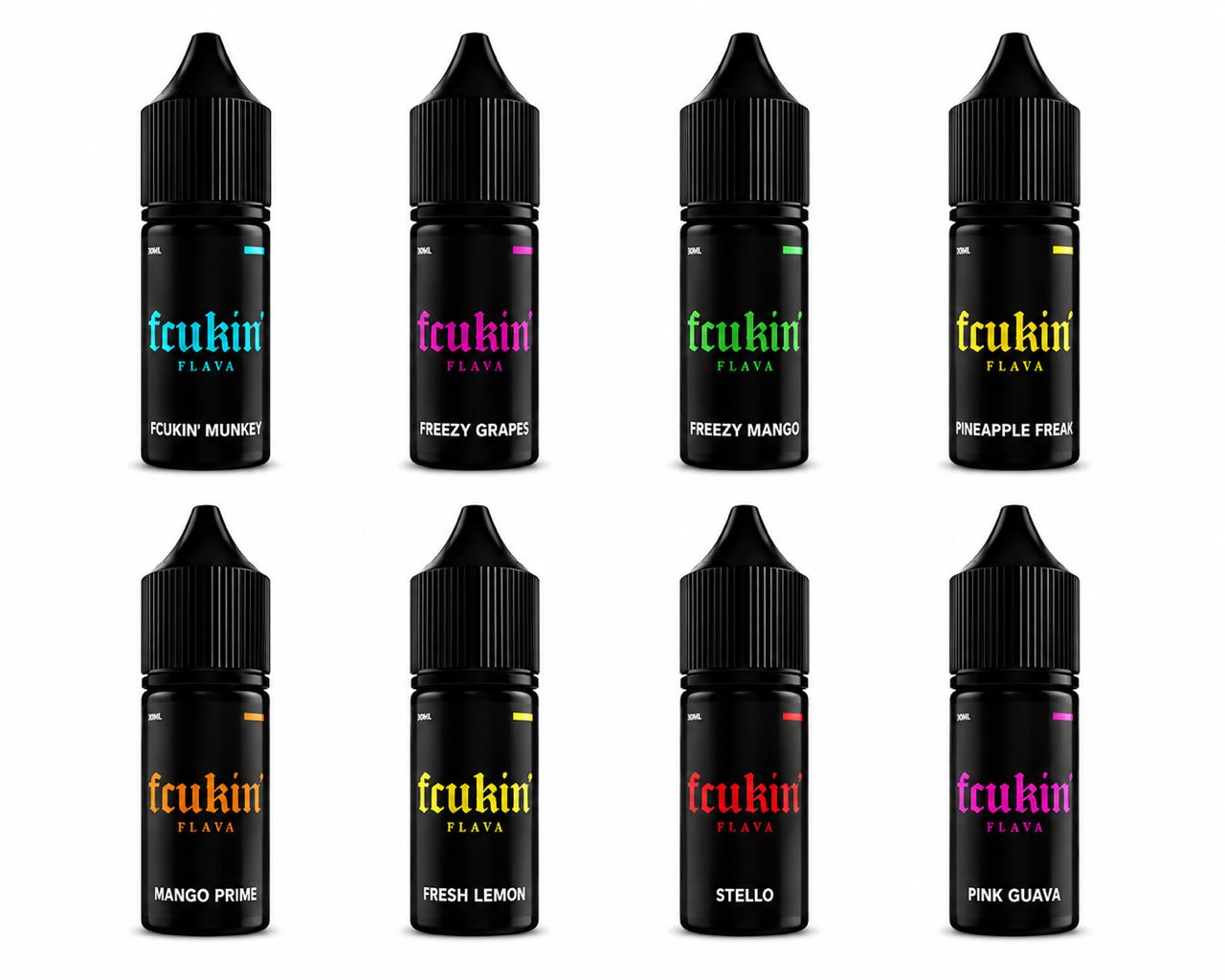 FCUKIN FLAVA : FRUITY SERIES (FREEBASE) 30ML